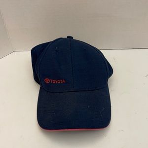 Toyota Blue/Red Hat Cap Flexible Band